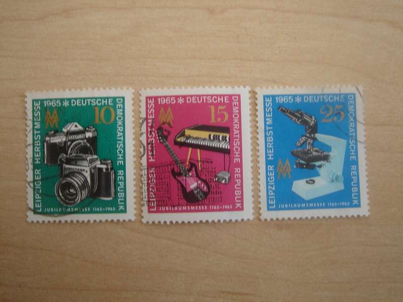1965 DDR MiNr 1130-1132 used, stamped
