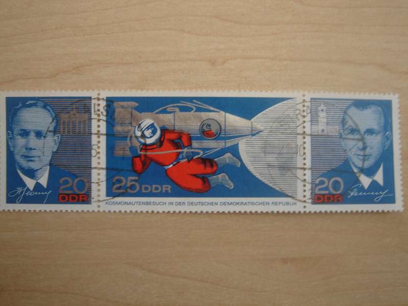 1965 DDR MiNr 1138-1140 ZD used, stamped