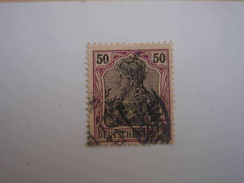 1912 Deutsches Reich MiNr 91 I y used, stamped