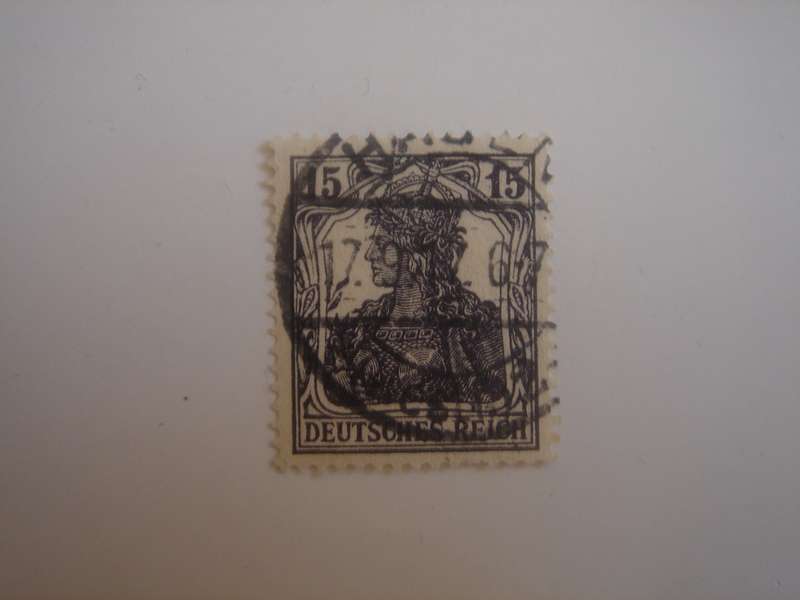 1917 Deutsches Reich MiNr 101 a used, stamped