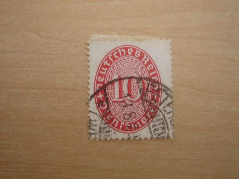 1927 Deutsches Reich Dienstmarken MiNr 117 X used, stamped