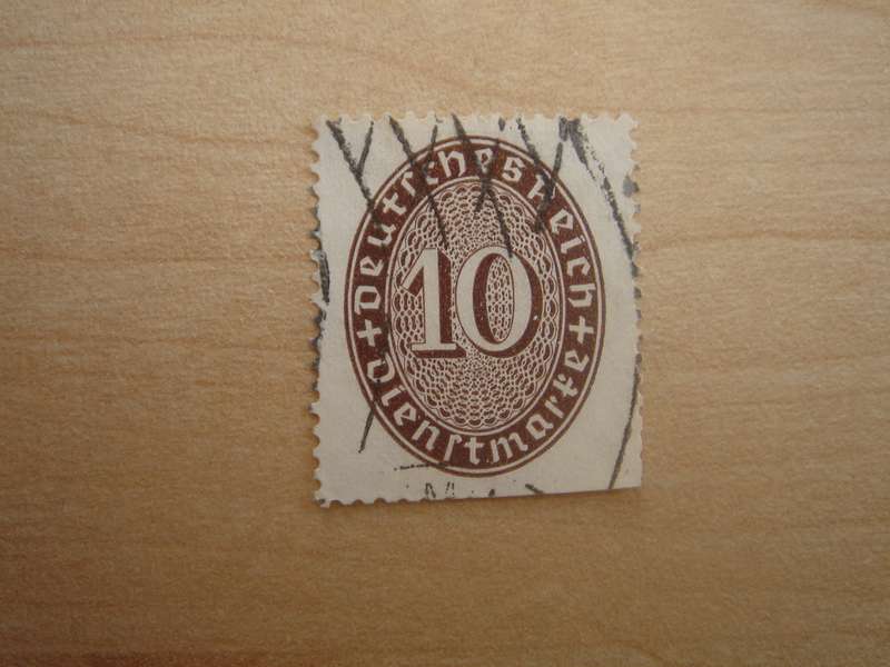 1933 Deutsches Reich Dienstmarken MiNr 131 X used, stamped