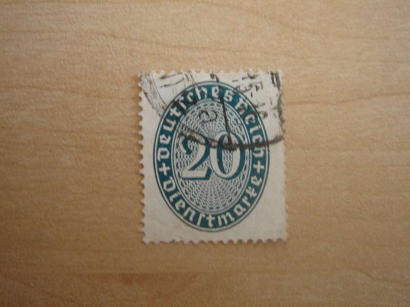 1927 Deutsches Reich Dienstmarken MiNr 119 X used, stamped