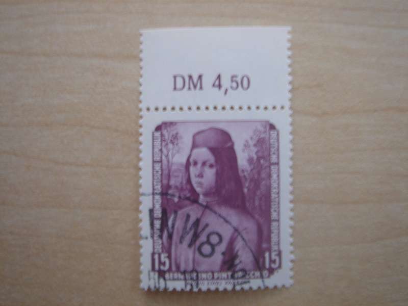 1955 DDR MiNr 506 stamped with border