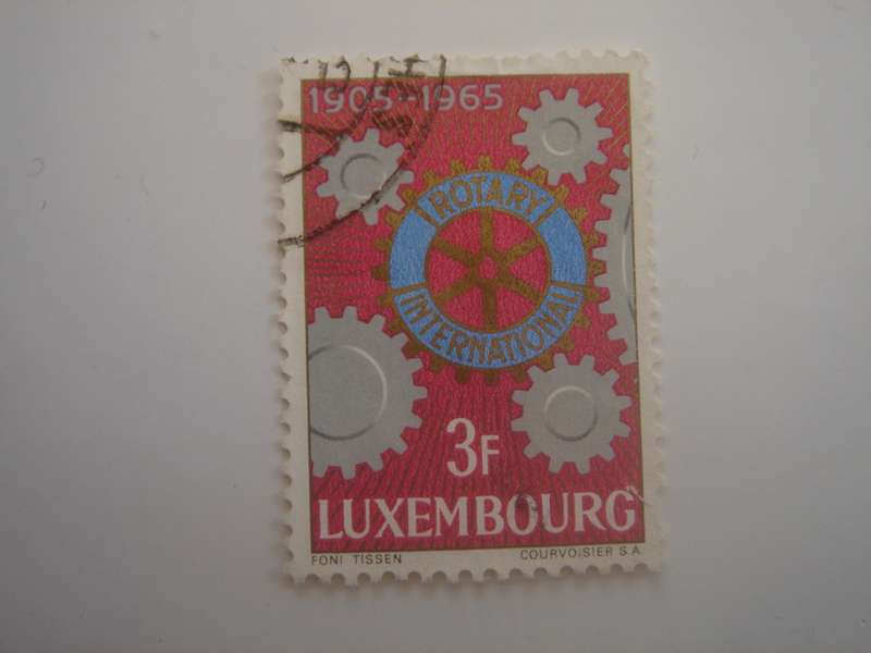 1965 Luxembourg - Rotary International 3 F used, stamped