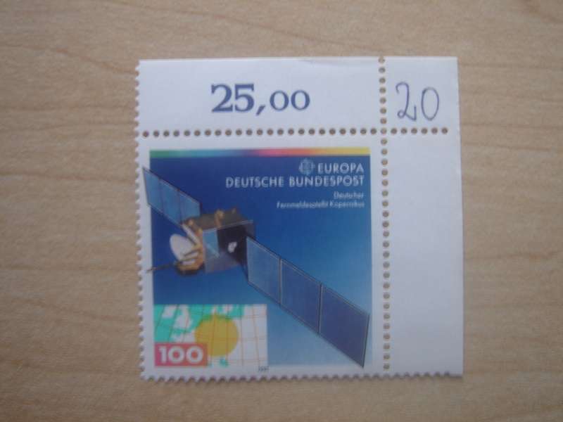 1991 Deutschland MiNr 1527 corner piece MNH