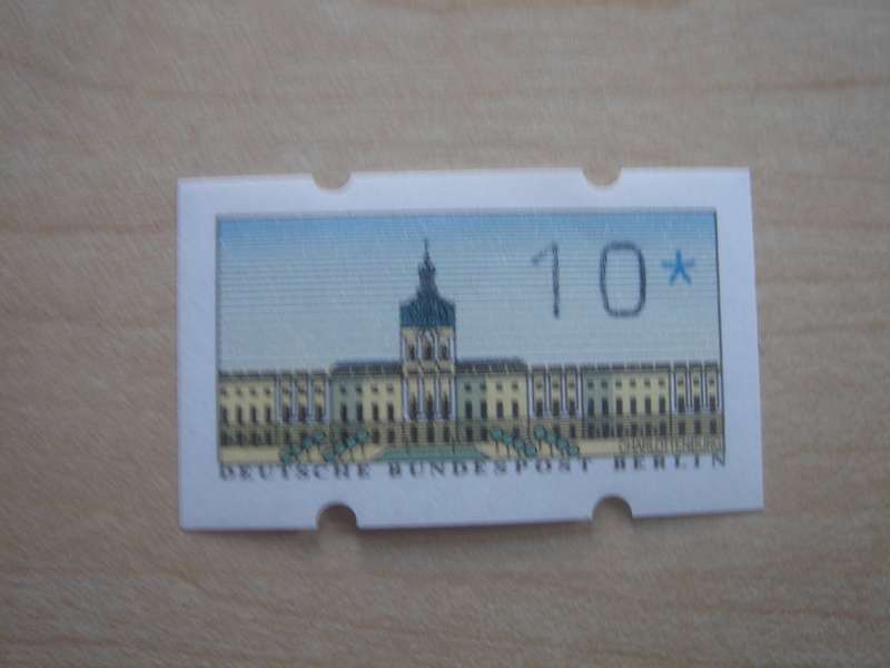 1987 West Berlin ATM MiNr 1 - MNH (incomplete overprint)