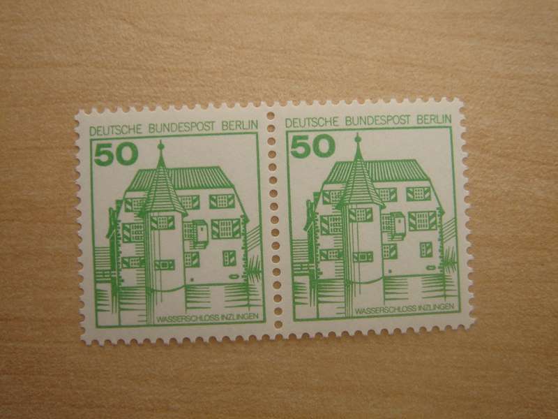 1980 West Berlin MiNr 615 A horizontal pair MNH