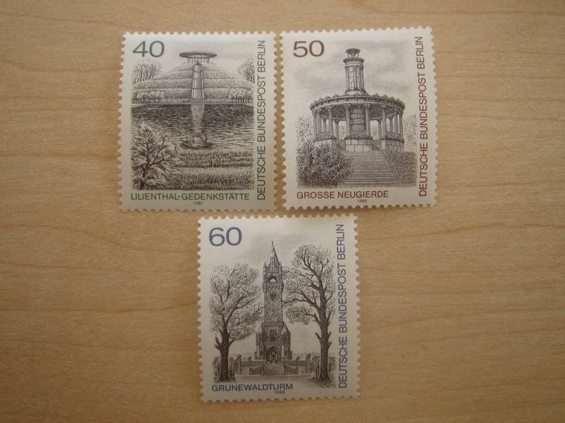 1980 West Berlin MiNr 634-636 MNH