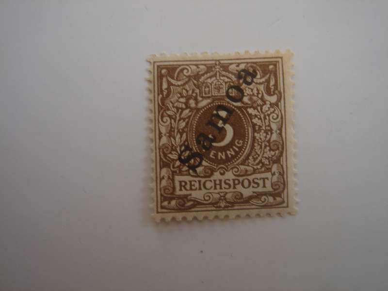 1900 Deutsche Kolonien - Samoa MiNr 1 mint, hinged