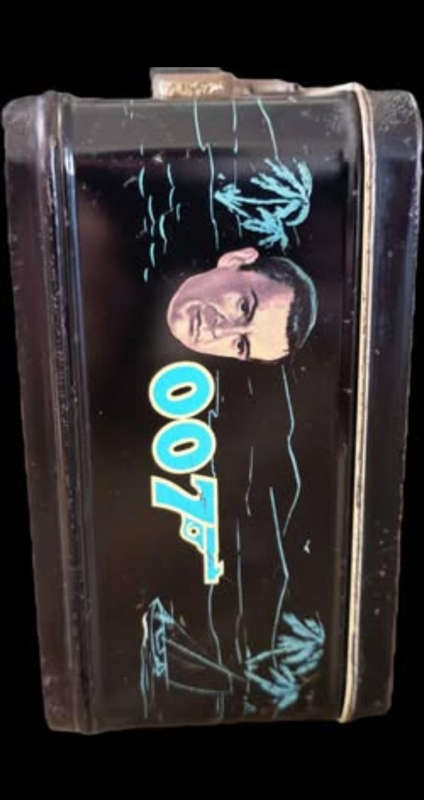 1966 James Bond 007 Metal Lunchbox by Aladdin Industries (Highly Collectable)