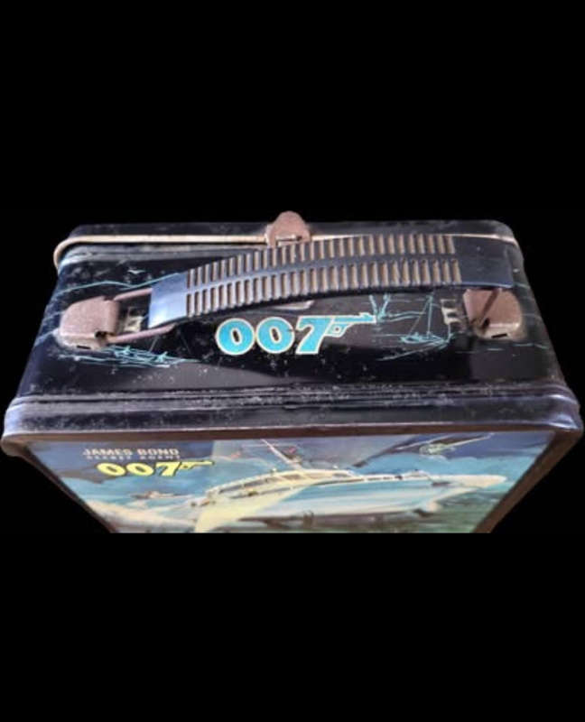 1966 James Bond 007 Metal Lunchbox by Aladdin Industries (Highly Collectable)