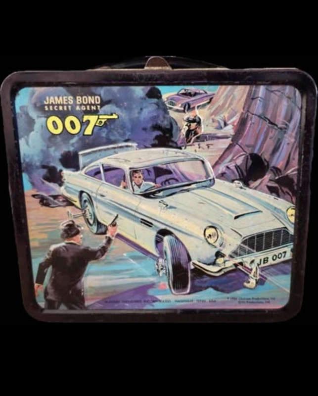 1966 James Bond 007 Metal Lunchbox by Aladdin Industries (Highly Collectable)