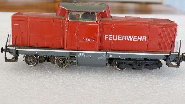 Marklin HO  FEUERWEHR Diesel Train
