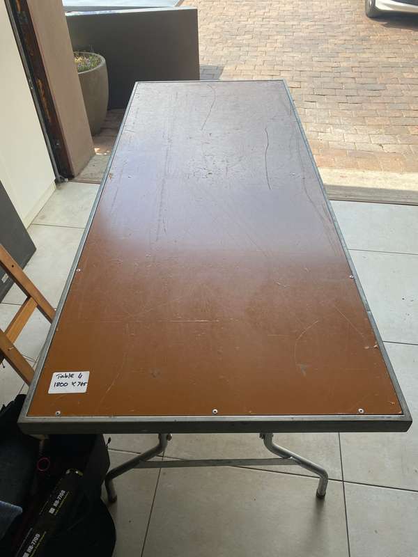 Trestle Tables x 4