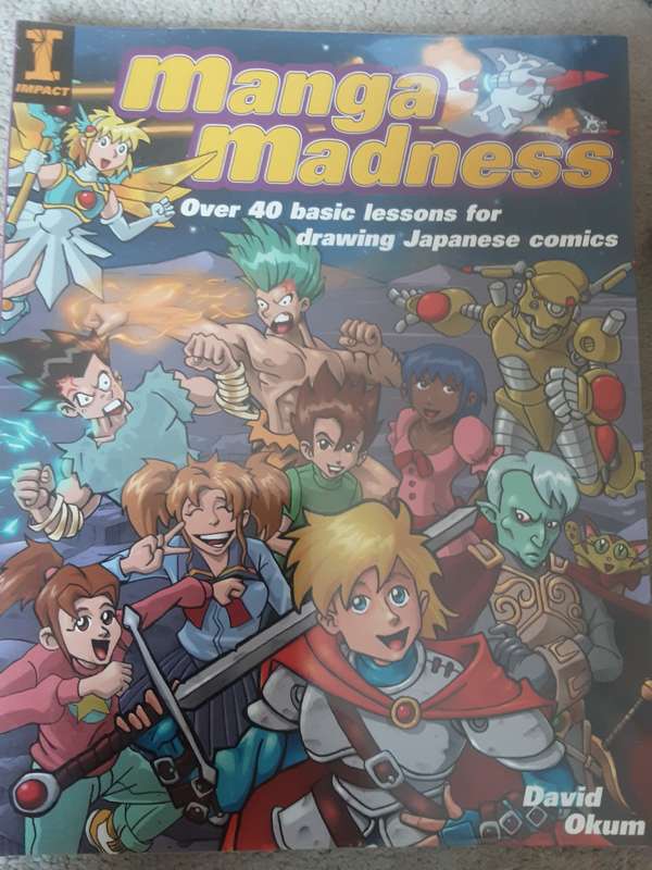 Manga Madness Over 40 Basic Lessons for Drawing Japenese Comics by David Okum