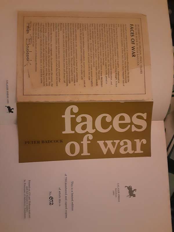 Faces of War by Peter Badcock ***A SIGNED Limited Edition nbr 672/750 in slipcase***
