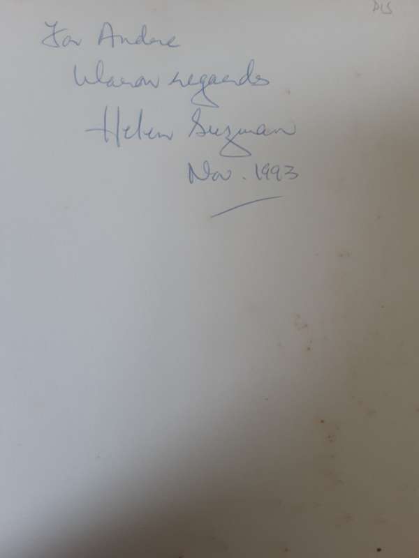 Helen Suzman In No Uncertain Terms ***Signed Copy ***