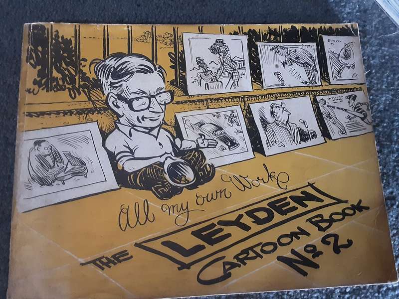 The Leyden Cartoon Book No 2 by Jock Leyden ***Signed and with a drawn cartoon***