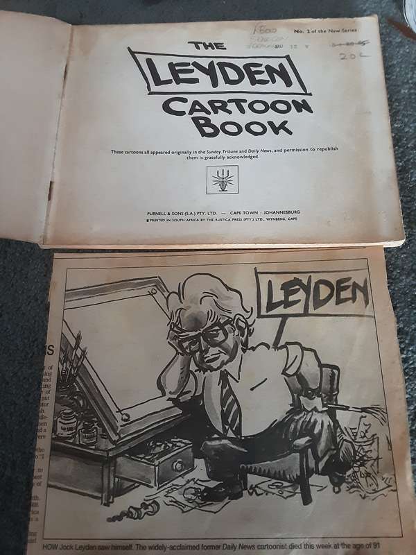 The Leyden Cartoon Book No 2 by Jock Leyden ***Signed and with a drawn cartoon***