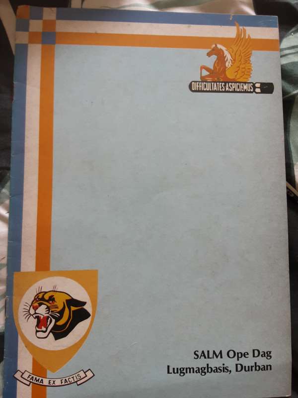 Per Aspera Ad Astra 1920-1970 S A Airfoce Golden Jubilee Souvenir Book & SALM Durban Brochure 1970
