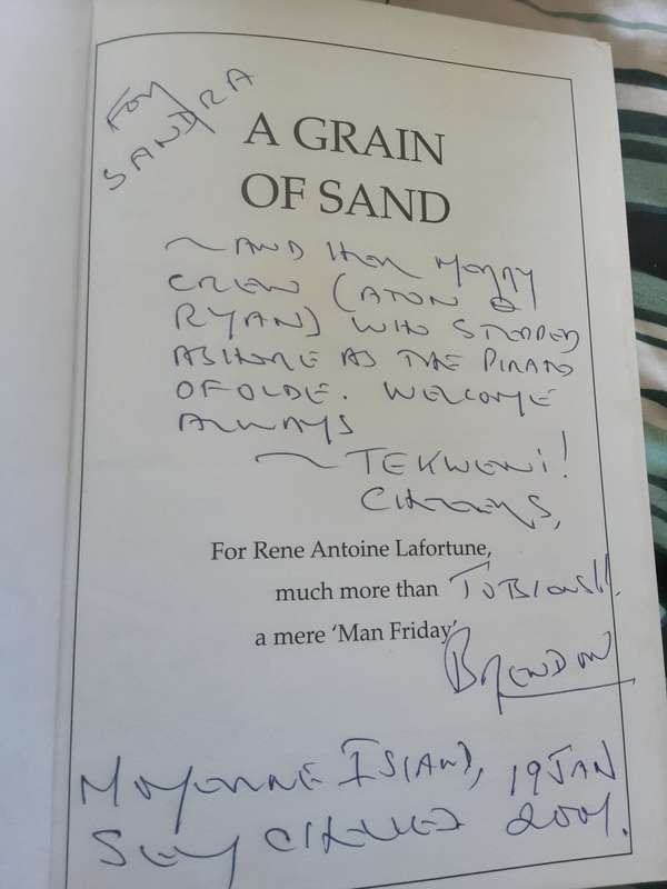 A Grain of Sand The Story of One Man and His Island by Brendon Grimshaw **Signed Copy**