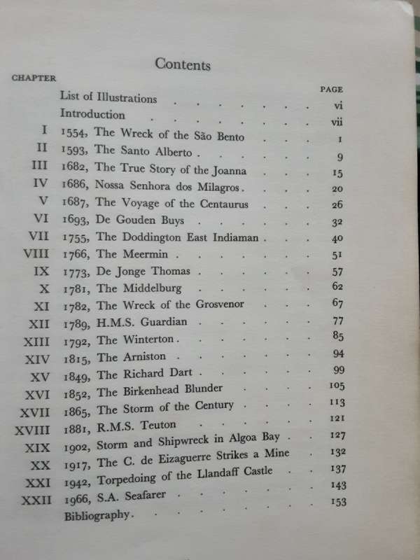 Great Shipwrecks Off the Coast of Southern Africa by Jose Burman