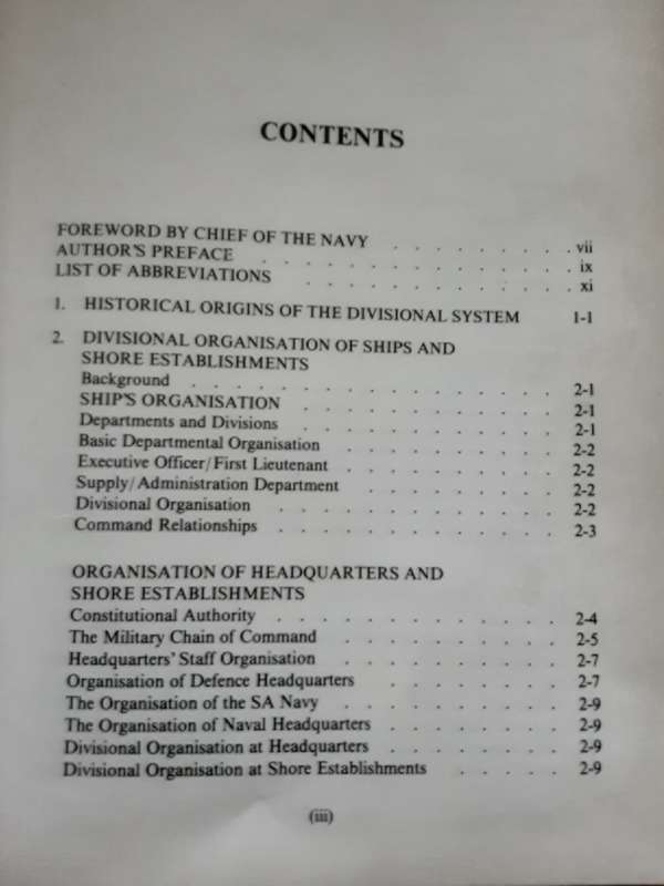 South African Navy The Divisional Officer's Guide by Captain A P Burgess