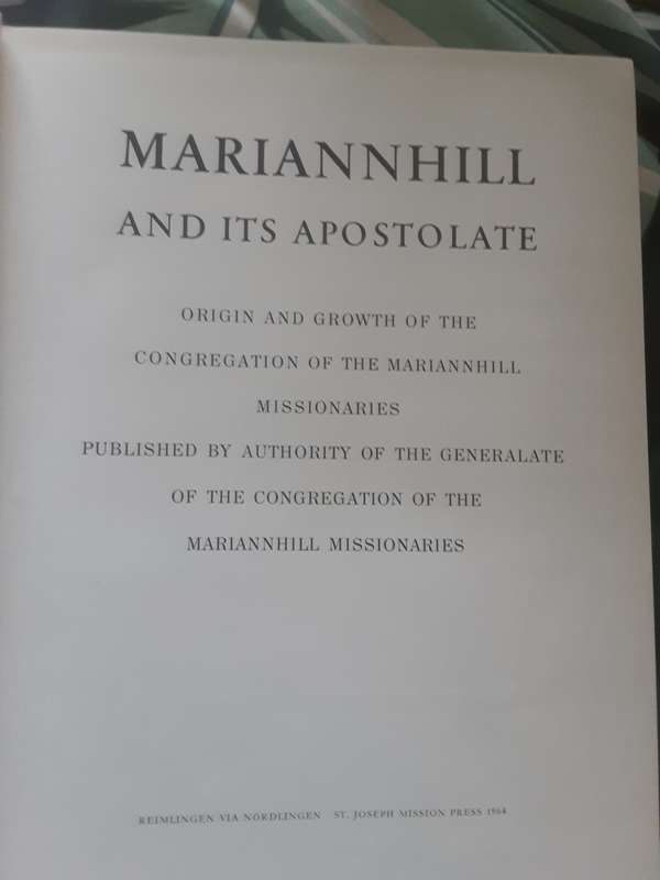 Mariannhill and its Apostolate, Origins & Growth of the  Mariannhill Missionaries