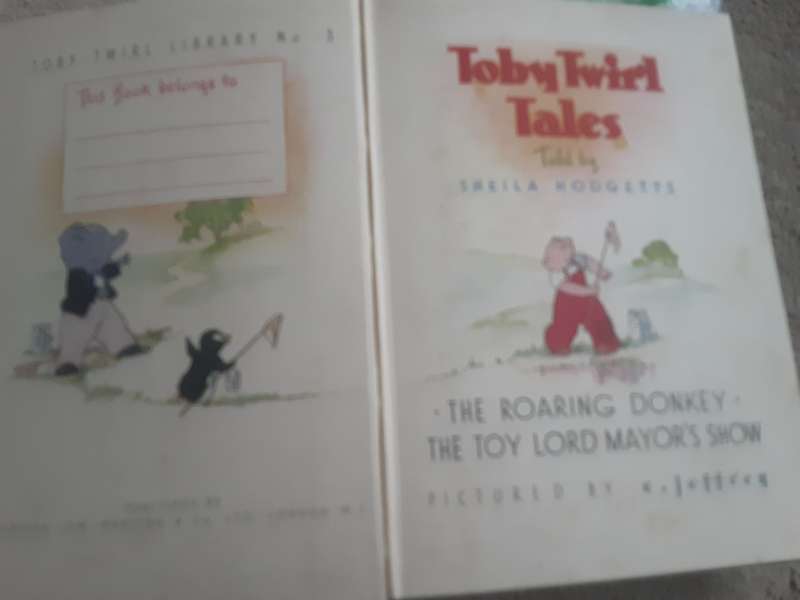 Toby Twirl Tales No 3 told by Sheila Hodgetts pictured by E Jeffrey