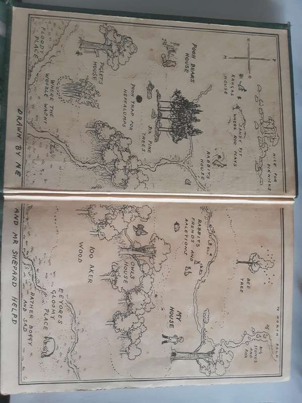 Winnie The Pooh by A A Milne with decorations by Ernest H Shepherd ***First Edition 1926**