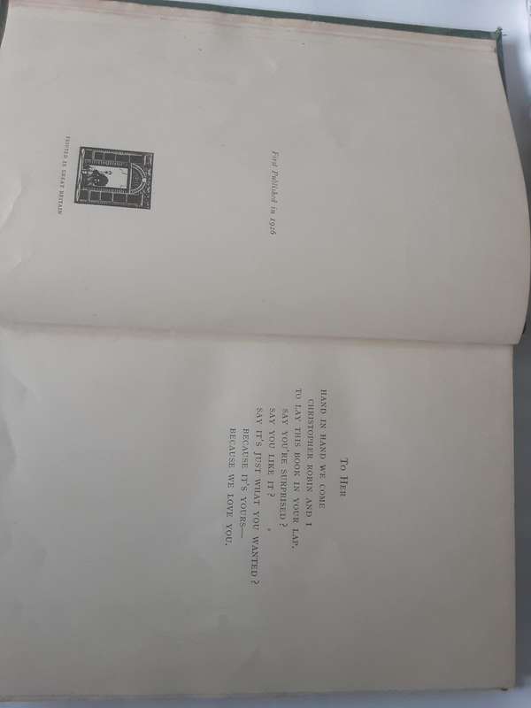 Winnie The Pooh by A A Milne with decorations by Ernest H Shepherd ***First Edition 1926**