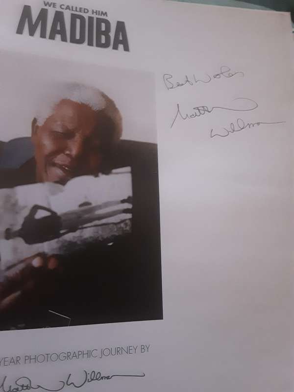 We Called Him Madiba, A 10 year Photographic Journey by Matthew Wiilman **SIGNED BY AUTHOR**