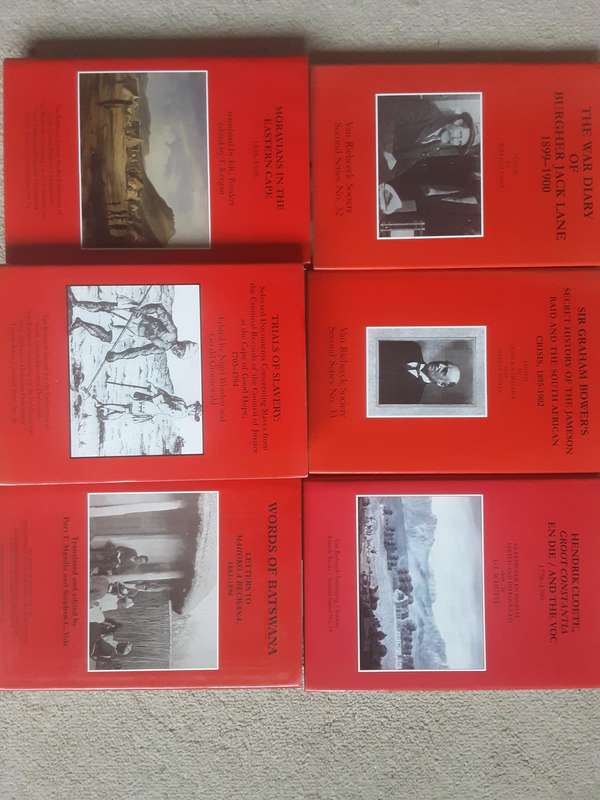 Van Riebeeck Society Second Series 18 volumes from No 20 to No 37 complete in as new condition