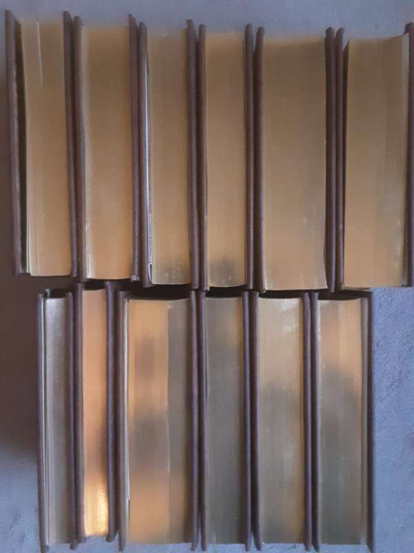 A set of 12  Classics of Exploration Leather-Bound Facsimile Editions of Original Titles