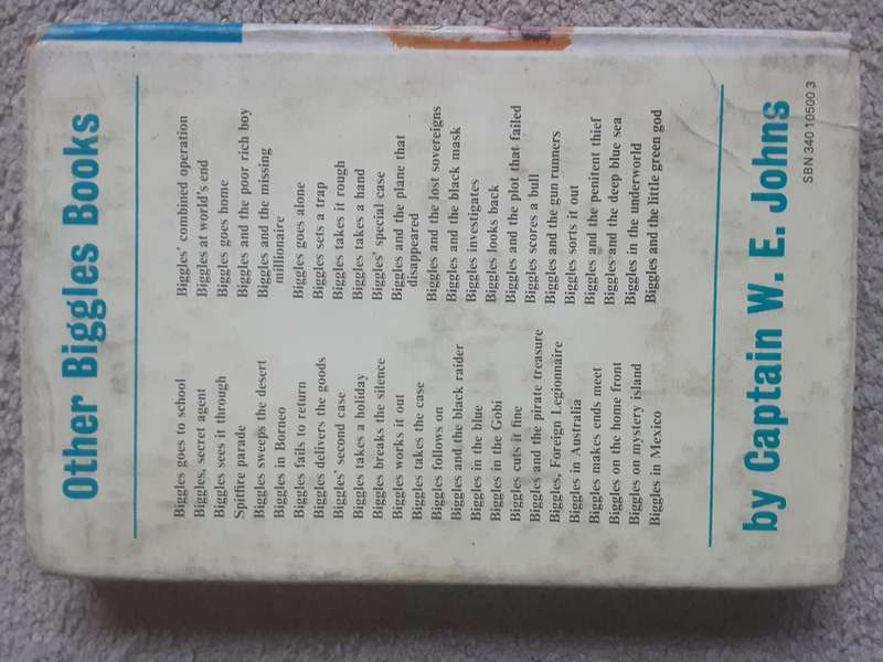 Biggles And The Noble Lord by Captain W E Johns ***SCARCE FIRST EDITION**