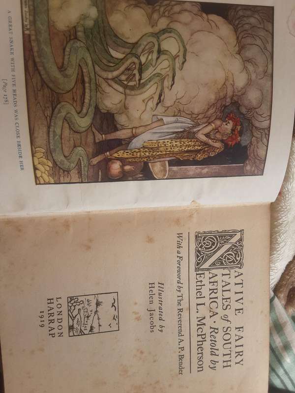 Native Fairy Tales of South Africa retold by Ethel L McPherson illustrated by Helen Jacobs