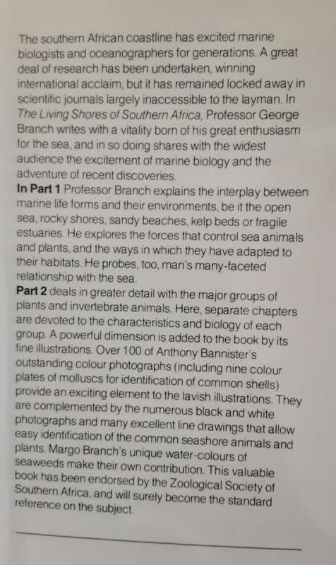 The Living shores of Southern Africa by Margo & George Branch