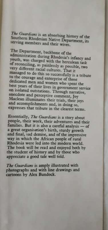The Guardians, A Story of Rhodesias Outposts by Joy Maclean