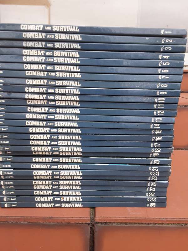 Combat and Survival complete set 28 volumes published by Stuttman in 1991
