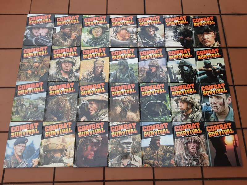 Combat and Survival complete set 28 volumes published by Stuttman in 1991