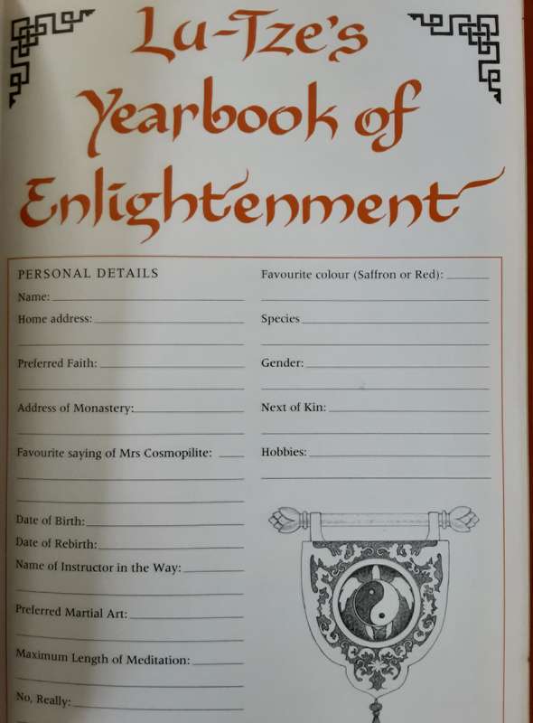 Lu Tzes Yearbook of Enlightenment 2008 by Terry Pratchett with S Briggs & illustrated by Paul Kidby