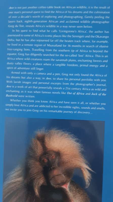 African Wildlife Exposed, A Celebration of Nature Photography by Greg Du Toit ***SIGNED COPY***