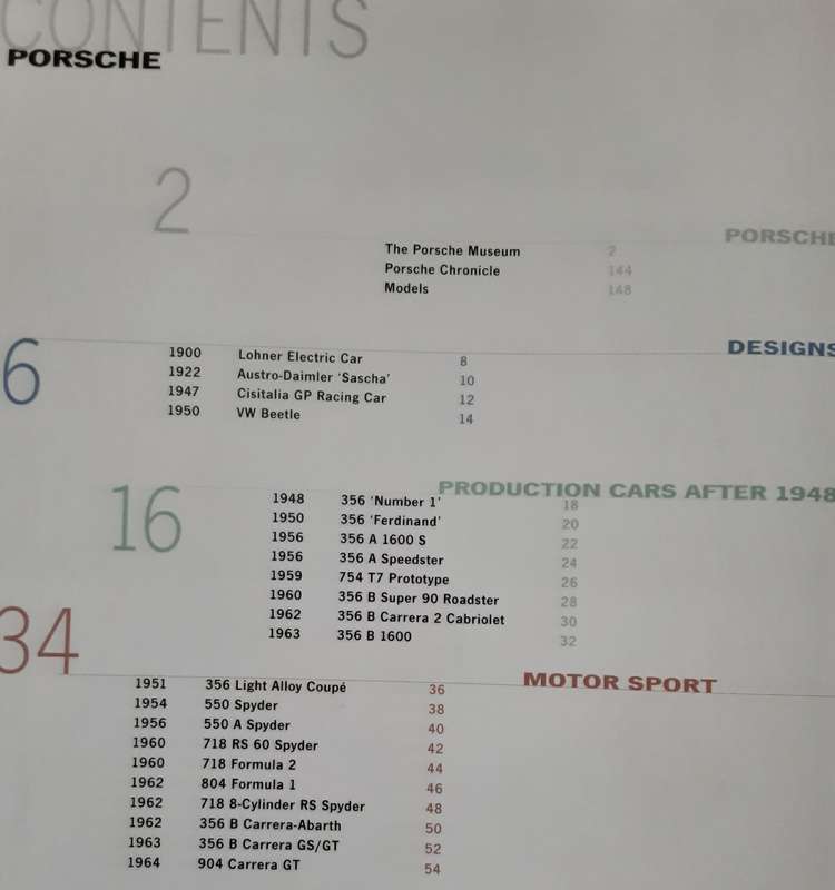 Porsche Museum Catalogue,  The Museum of Dr Ing