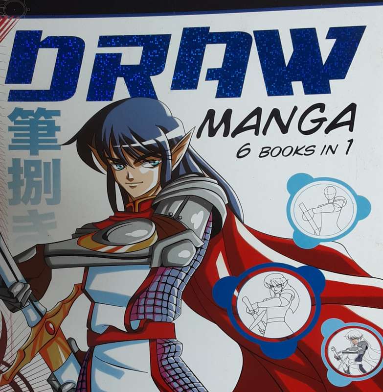 Draw Manga 6 Books in 1 written and illustrated by Caroline and Van Huy Ta