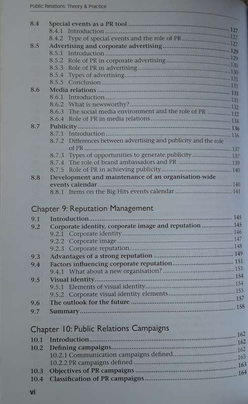 Public Relations Theory and Practice 2nd Edition by L Fourie & M Cant