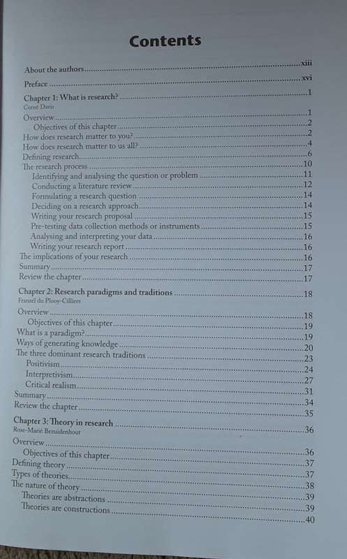 Research Matters edited by F Du Plooy Cilliers, Cirne Davis & Rose Marie Bezuidenhout