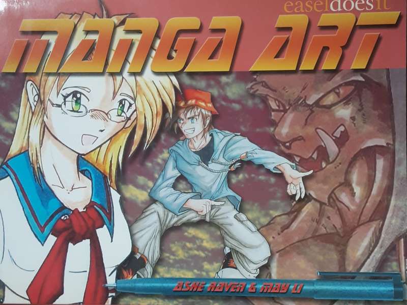 Easel Does it Manga Art by Ashe Raven and May Li