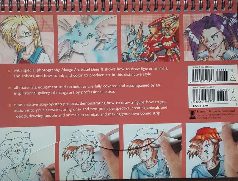 Easel Does it Manga Art by Ashe Raven and May Li