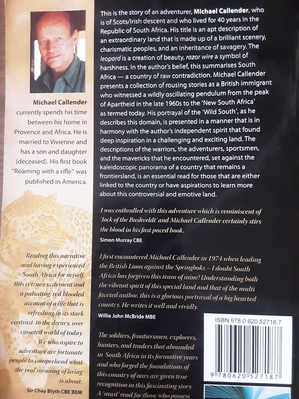 Leopard on a Razor Wire by Michael Callender ***SIGNED COPY**